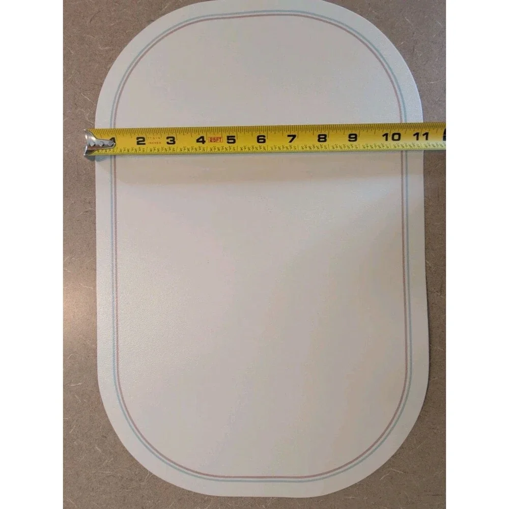 Vtg 5 Corelle Corning English Breakfast Placemats Vinyl/Foam Reversible RARE!